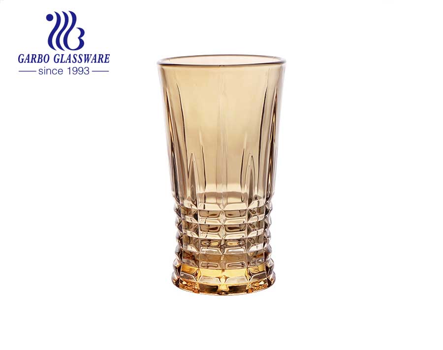 DIAMOND brand in stock ion electroplated engraved glass cups