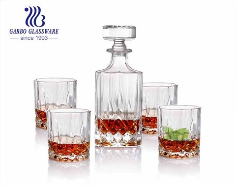 Decanter Drinking Set Men Gifts Whisky Decanter Tumbler Set per liquore Scotch Bourbon o vino