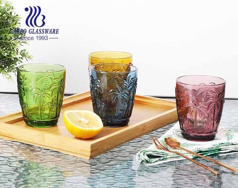 Vasos calientes del vaso de agua y del jugo de la venta de la forma del huevo 10oz con color sólido