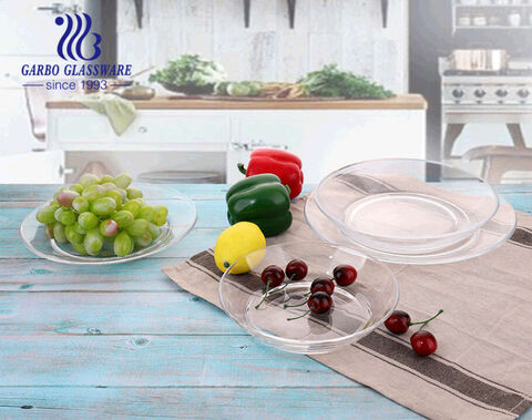 8.5-inch 1.6L simple glass fruit salad bowl for home hotel restaurant using 