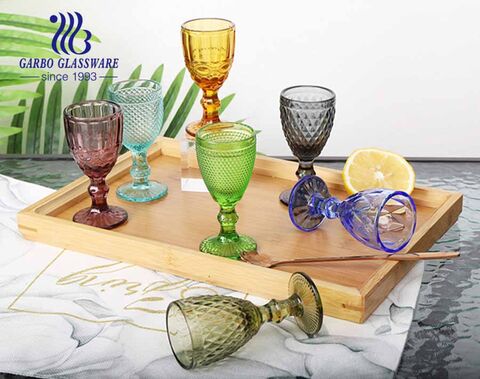 50 ml einfarbiger grüner Glasbecher für Spirituosen, die mit hochwertigen Glaswaren für die Bar trinken