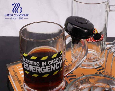 258ml custom beer glasses 9oz personalized beer mugs with printing logos 