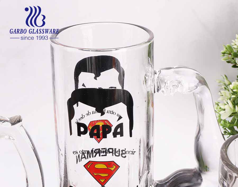 258ml custom beer glasses 9oz personalized beer mugs with printing logos 