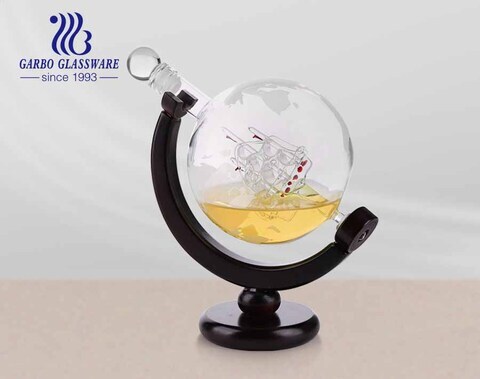 Amazon Global Design Whisky Wine Decanter Set Crystal Globe Wine Decanter