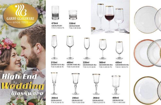 Garbo Weekly Promotions: Wedding Glass Cups and Charger Plates