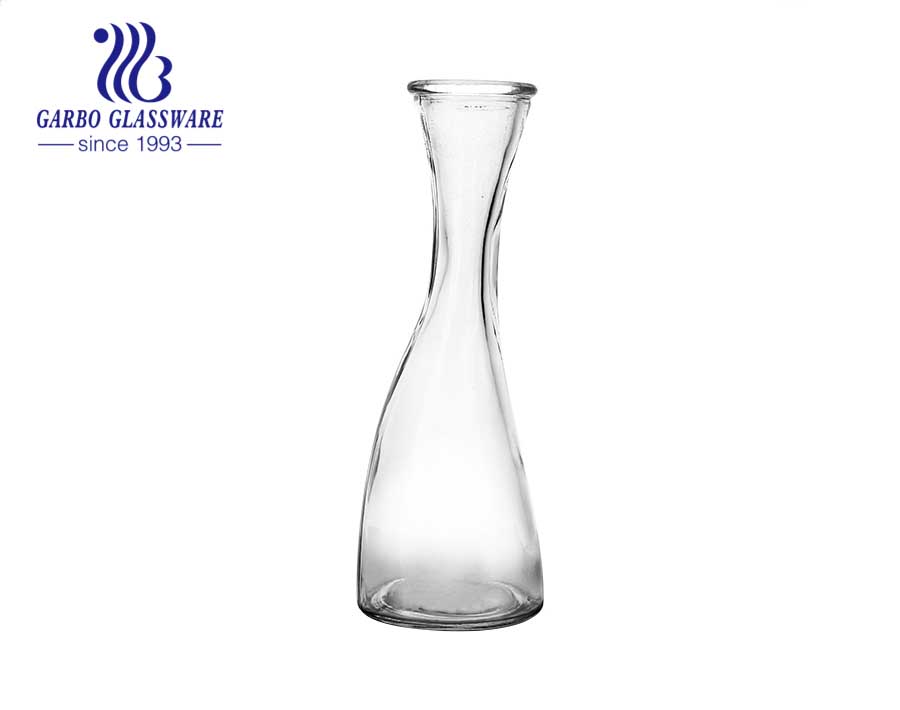 Glasflasche Klare transparente 27 Unzen Wasserflasche Saft Aufbewahrungshalter Glasbierflasche mit Verschlussdeckel