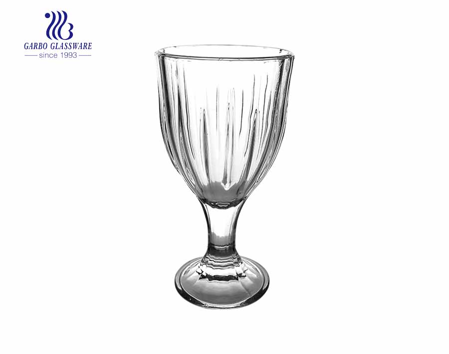 Novo Design Copo de Sorvete Trifle Glass Sorvete Tigela de sobremesa de 9 oz Copos de refrigerante para bebidas geladas