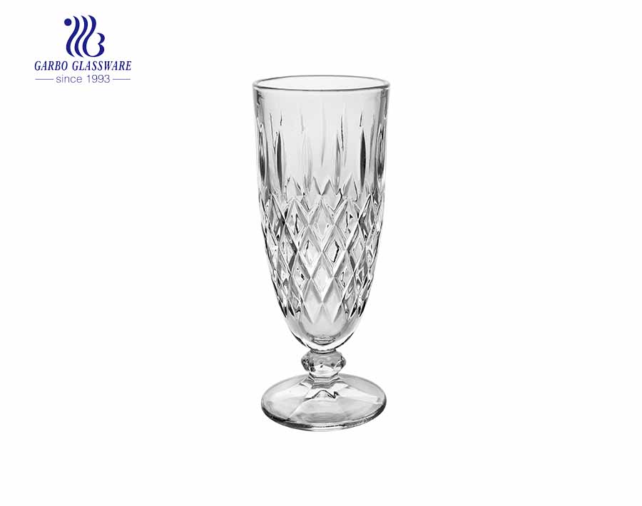 Novo Design Copo de Sorvete Trifle Glass Sorvete Tigela de sobremesa de 9 oz Copos de refrigerante para bebidas geladas