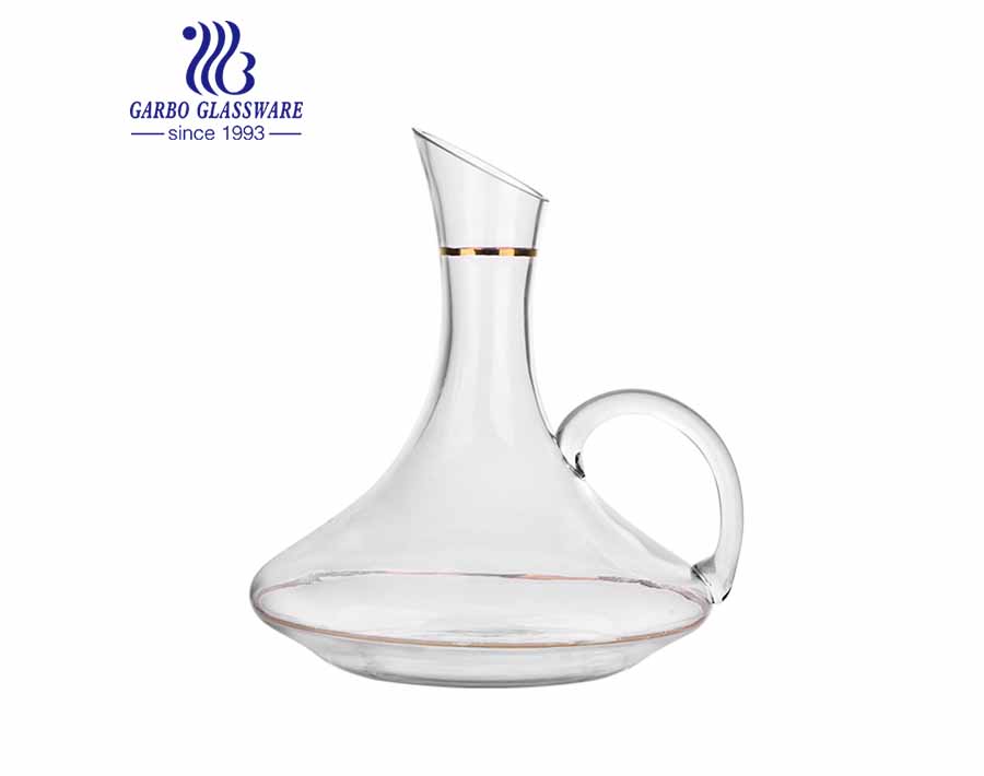 Wholesale Carafe Hand Made Ion Plating Decanter Multicolor Customized Wine Decanter