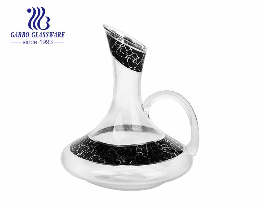 Caraffa all'ingrosso Decanter per placcatura ionica fatto a mano Decanter per vino personalizzato multicolore