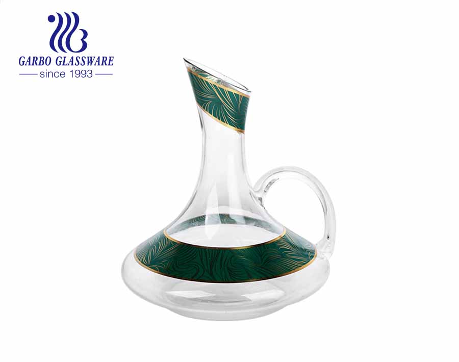 Caraffa all'ingrosso Decanter per placcatura ionica fatto a mano Decanter per vino personalizzato multicolore