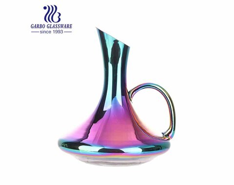 Maison de mariage à l'aide de verres à vin Glory Rainbow Scotch Vente chaude en verre à vin carafe