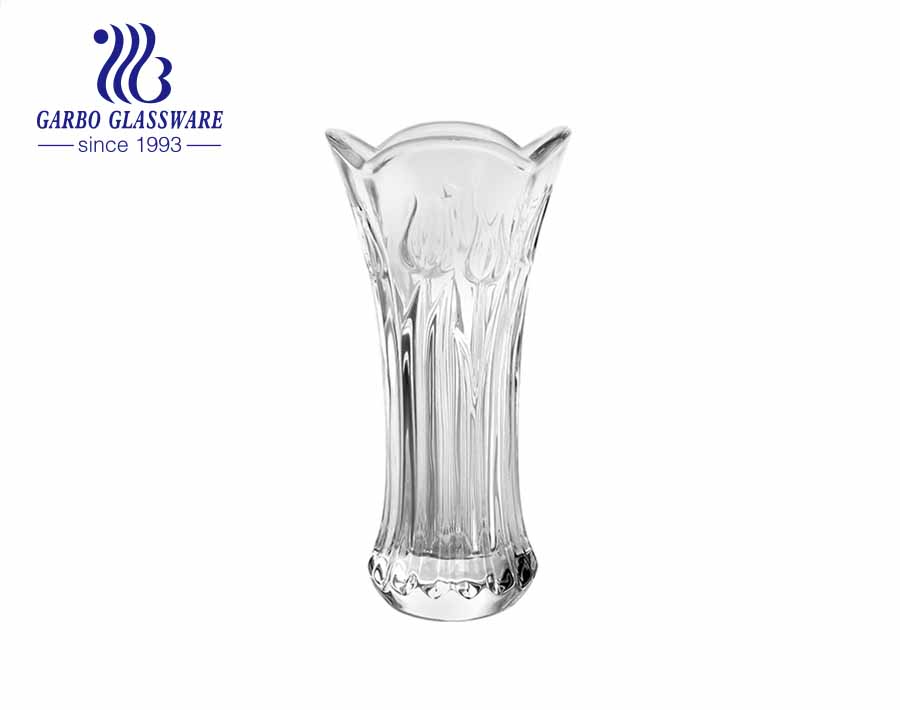 lila High-End-Mund weht Wohnzimmer dekorative Glasvase Tischplatte Glas Blumenhalter