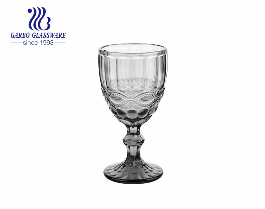 أمريكا الجنوبية اللاتينية على غرار شجرة جوز الهند محفورة كأس الزجاج كأس النبيذ الزجاج مع الجذعية