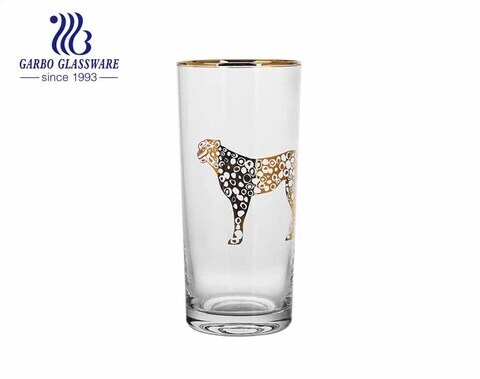 High-End-Glaswaren Luxus-Barware-Kollektion handgefertigter geblasener Highball-Glasbecher mit mehreren Größen