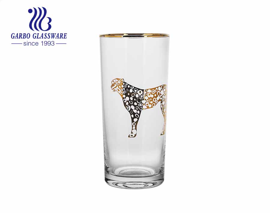 High end glassware luxury barware collection handmade blown highball glass tumbler with multi sizes