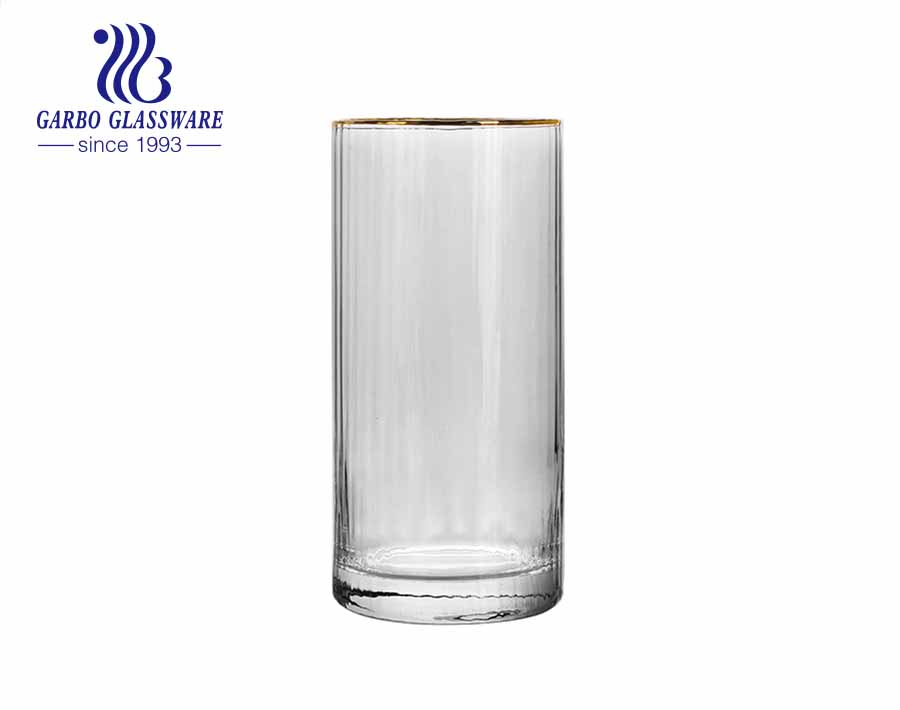 High-End-Glaswaren Luxus-Barware-Kollektion handgefertigter geblasener Highball-Glasbecher mit mehreren Größen