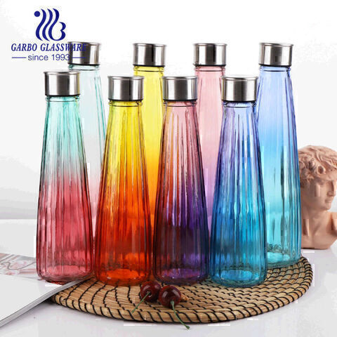 home decoration collection bottle  1050 ml  water glass bottle juice beverage bottle  lead free sporty Bottle