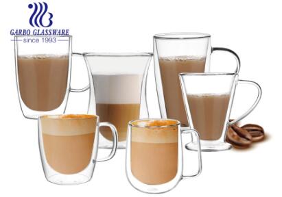 Garbo Weekly Promotions: Hot selling double wall glass cups