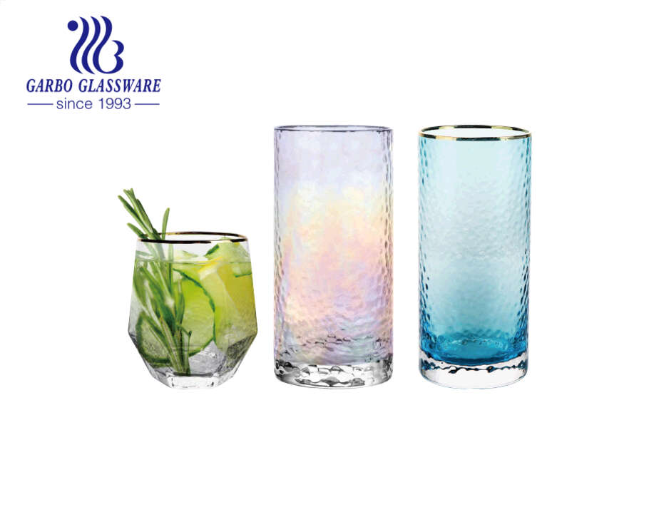 DIY customised combination summer drinks glass tumblers set for barware wedding party gifts