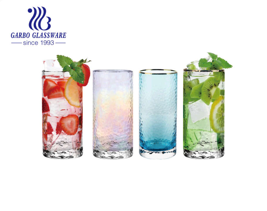 DIY customised combination summer drinks glass tumblers set for barware wedding party gifts