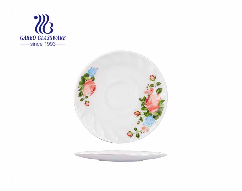 4.5 inch thủy tinh opal trắng chịu nhiệt Bát cơm thủy tinh opal trắng chịu nhiệt