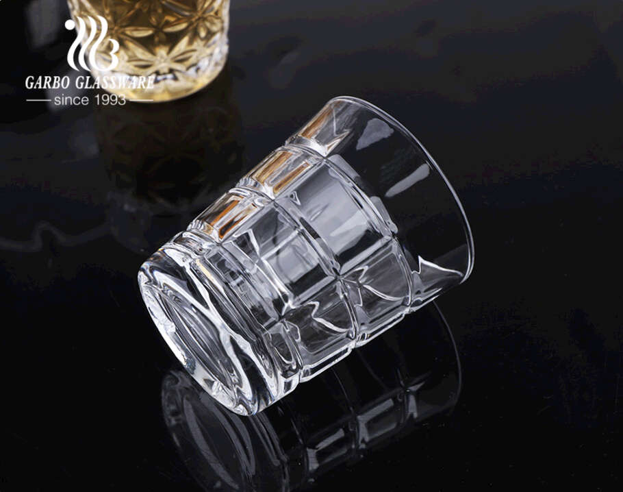 Standard 2oz 50ML in stock small size engraved shot glass cups with 5 designs