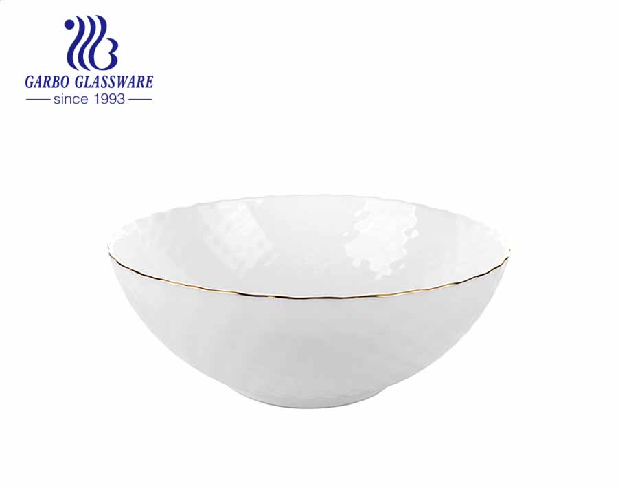 weißes Opalglas Teetasse und Kaffeetasse Set Glaswaren Trinkset klares kundenspezifisches Design trinkt Glas