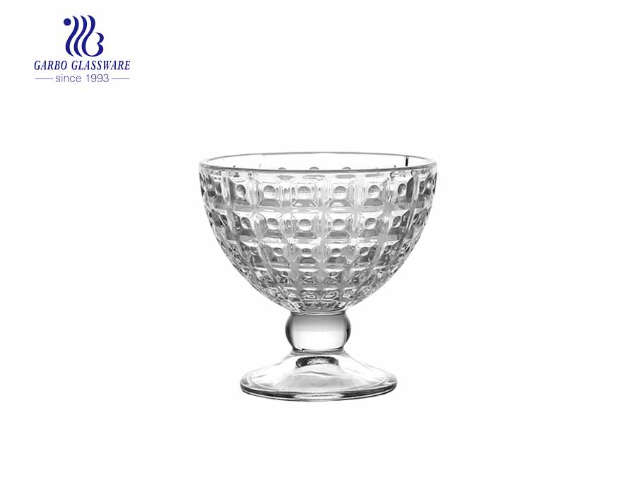 Mini 3oz Crystal Glass Ice Cream Cup Sundae Bowls Glass ice cream cup dessert bowl 