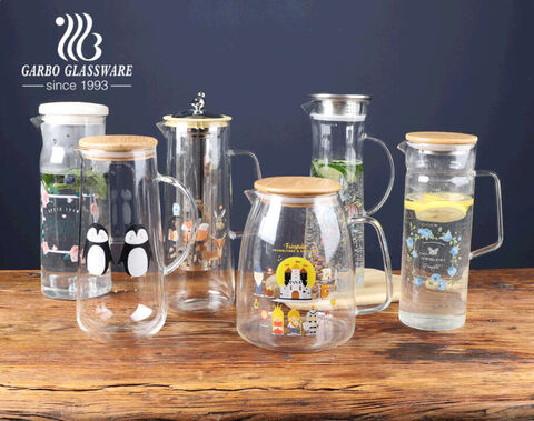 800ml heat resistant borosilicate tea maker clear glass teapot with stainless steel infuser and lid