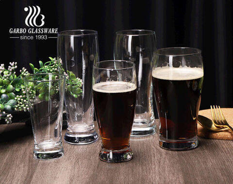 كأس البيرة الزجاج Pilsner IPA HB Stout قمح مشروع البيرة الزجاج البهلوانات