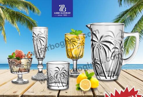 Garbo Top Rate COCONUT TREE series glassware just be released 