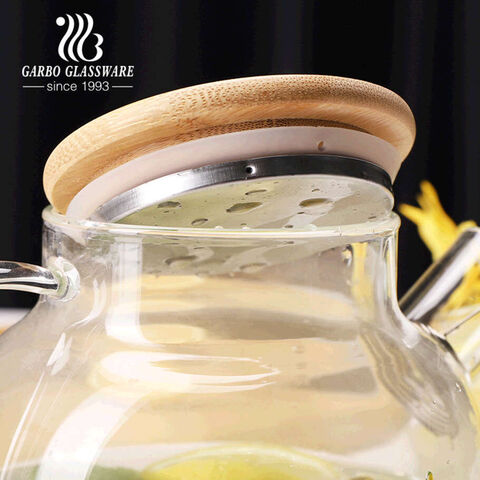 1000 ml glass kettle teapot spout teapot glass water jug