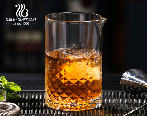 Chất lượng cao Siêu cao cấp đựng rượu Whisky bằng thủy tinh Chất lượng cao Bình đựng rượu bằng kim cương sang trọng cao cấp cho Tiệc Bar không có nắp