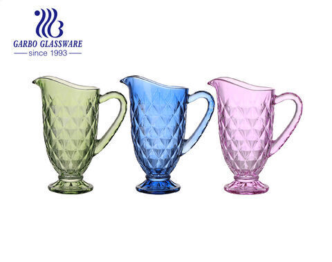 1200ml hochwertige Sprühfarbe Glaskrüge für Wasser trinken Südamerika heiße Verkaufsglaswaren