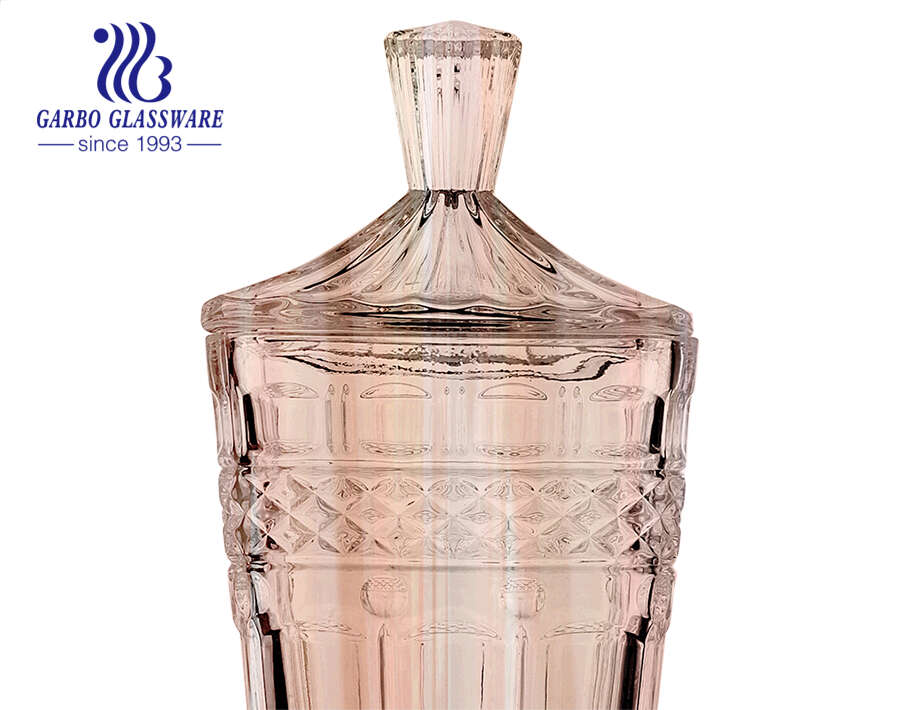 عبوات زجاجية شفافة عالية الجودة سعة 2 لتر لعصير أواني الشرب الزجاجية