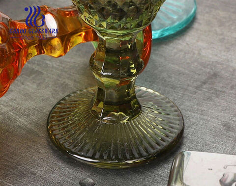 Vaisselle à boire en verre à liqueur de couleur verte de couleur unie de haute qualité de 50 ml