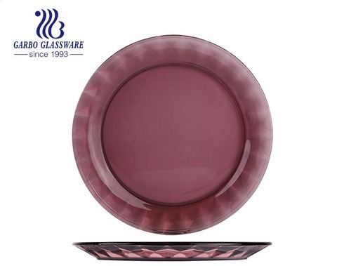 new design high quality glass plates dinner dishes for home using 