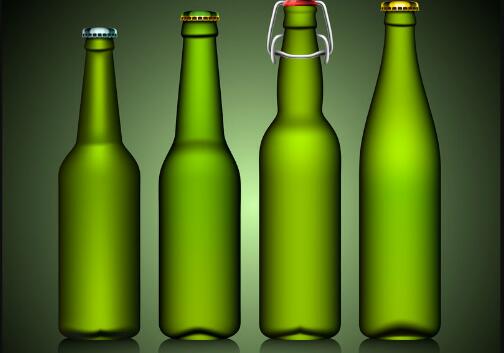 Why most of the beer glass bottle is in dark green color?