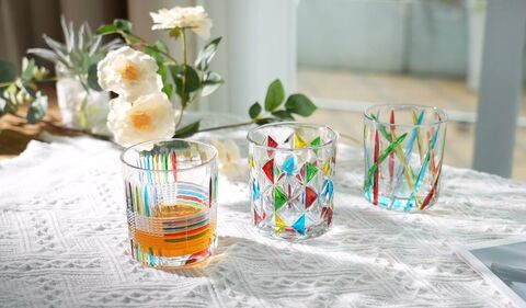 GARBO Monthly Promotion: Handmade style luxury colored glass cups