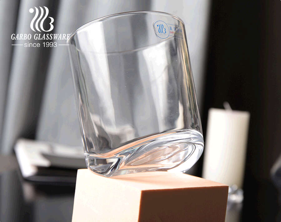 Accessoire de bar de haute qualité au design unique en verre à vin avec un fond qui ne tombe jamais avec des conceptions personnalisées