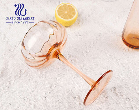 Bleifreies, leicht zu reinigendes, handgefertigtes, geblasenes Gin-Cocktailglas mit Stiel