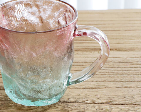 Nouvelle mode style coréen macarons dessert crème glacée rose pulvérisation couleur glaçage café jus tasse à boire pour un usage domestique