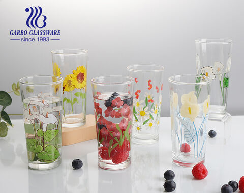 Exquisite Highball Drinking Glasses Cups For Water Juice Service