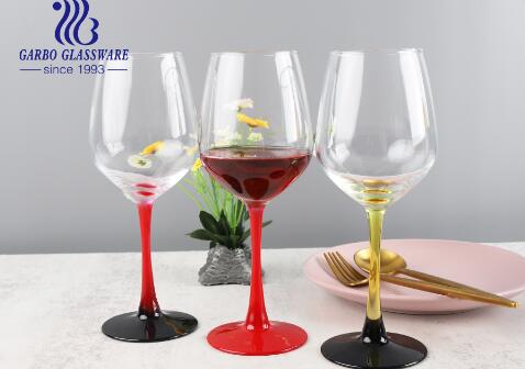 Garbo Nice Quality Stock Wine Goblet Glassware with Competitive Prices