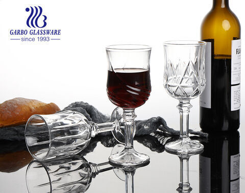 Beliebtes Weinglas aus Mexiko mit 330 ml Fassungsvermögen für Party-Hochzeitsrestaurants