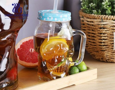 Wholesale 3 Glass Drinking Jars Ice Cold Drink with Straw Display Box -  China Drinking Jar with Straw and Glass Mason Jar Mugs price