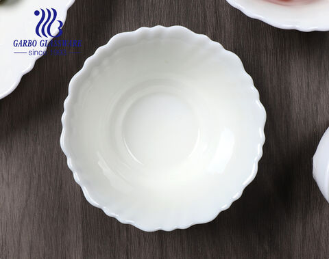 1000ml Cost-Effective Customized Color Opal Glass Dish Bowl Tableware with Multi Purposes
