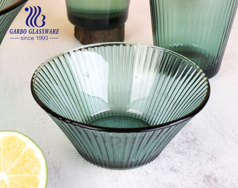 High-end mixing glass bowl and cup set for meal prepare and kitchen gift