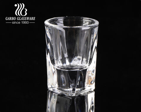 2 Unzen Blattform Barware neues Design gravierte Schnapsglastasse auf Lager